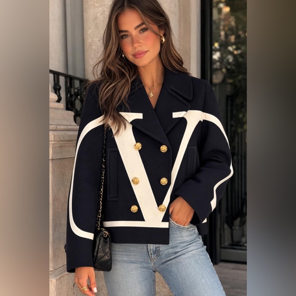 Valentino Jackets & Blazers - NWT VALENTINO WOOL PEACOAT